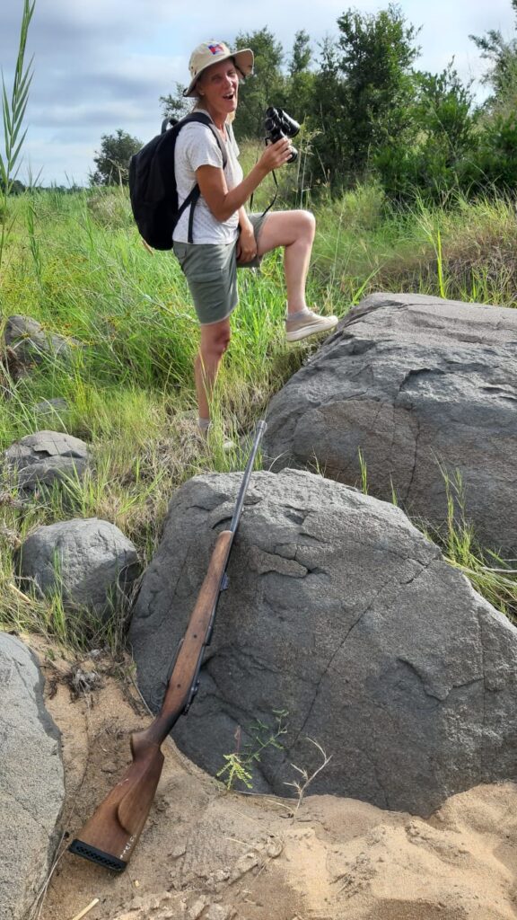 Bridgett from The Hoofermoo Project enjoying a wild walk in the bush.